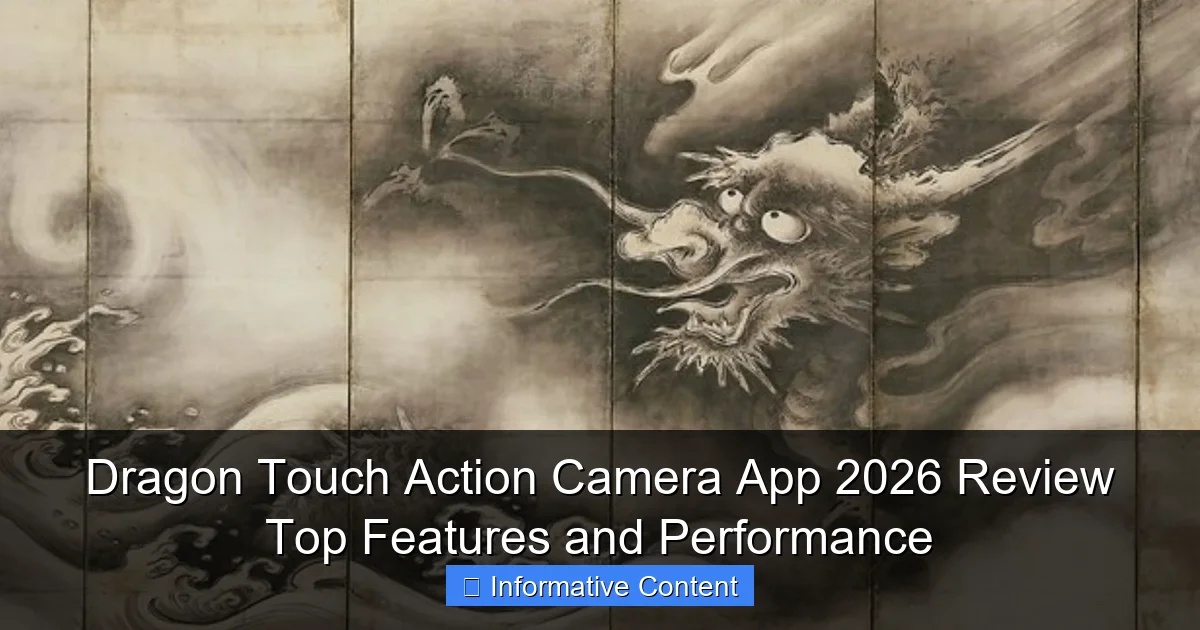Dragon Touch Action Camera App 2026 Review Top Features and Performance
