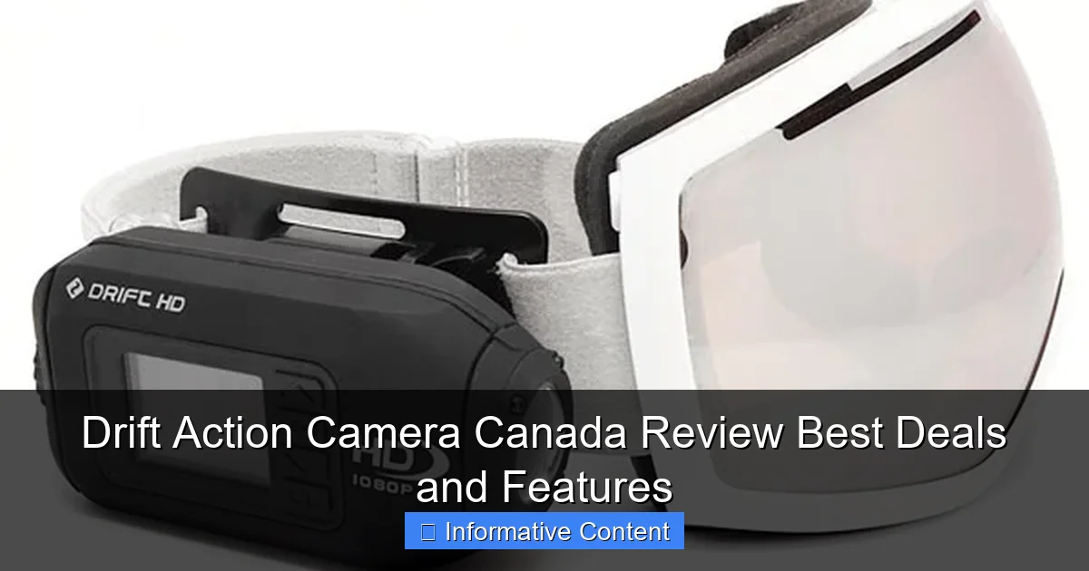 Drift Action Camera Canada Review Best Deals and Features