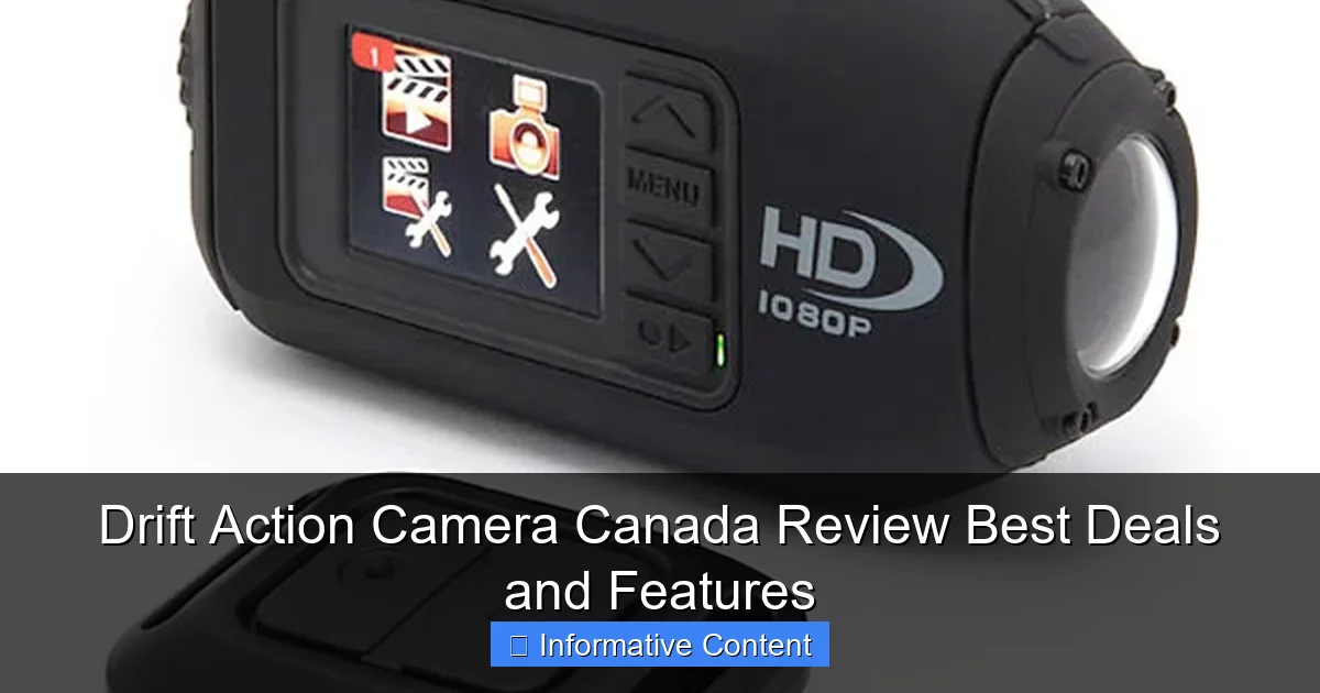 Drift Action Camera Canada Review Best Deals and Features