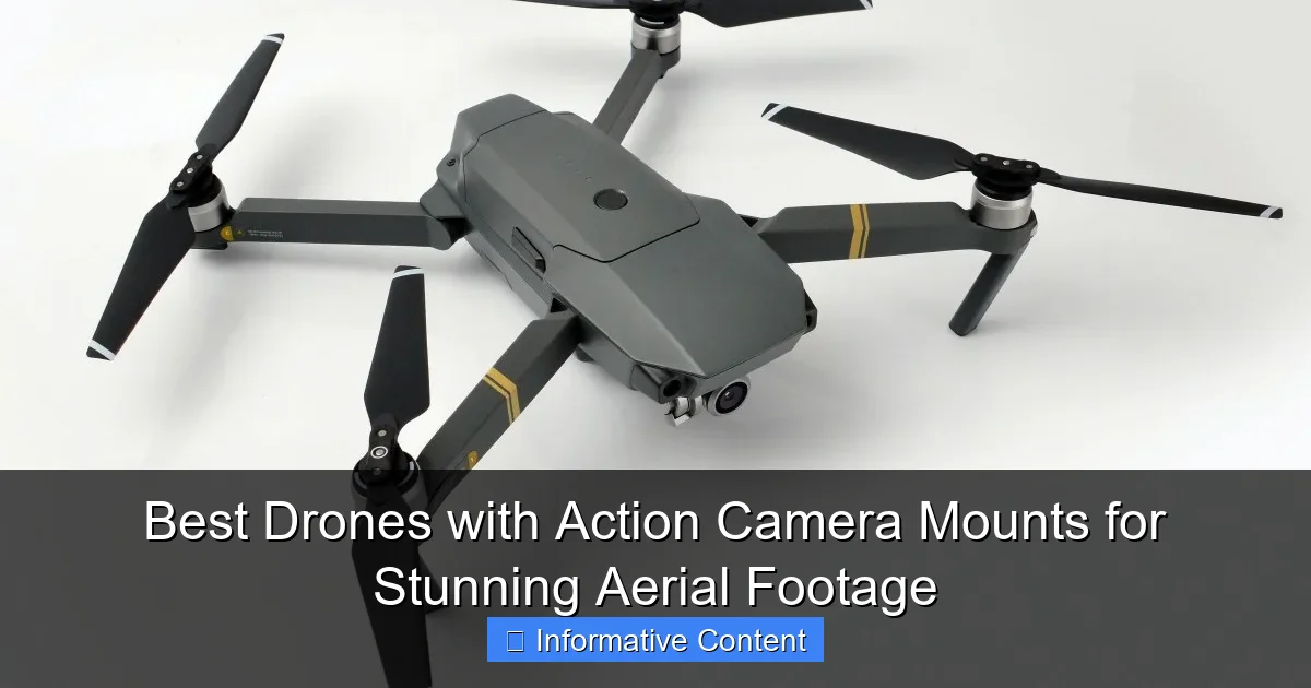 Best Drones with Action Camera Mounts for Stunning Aerial Footage