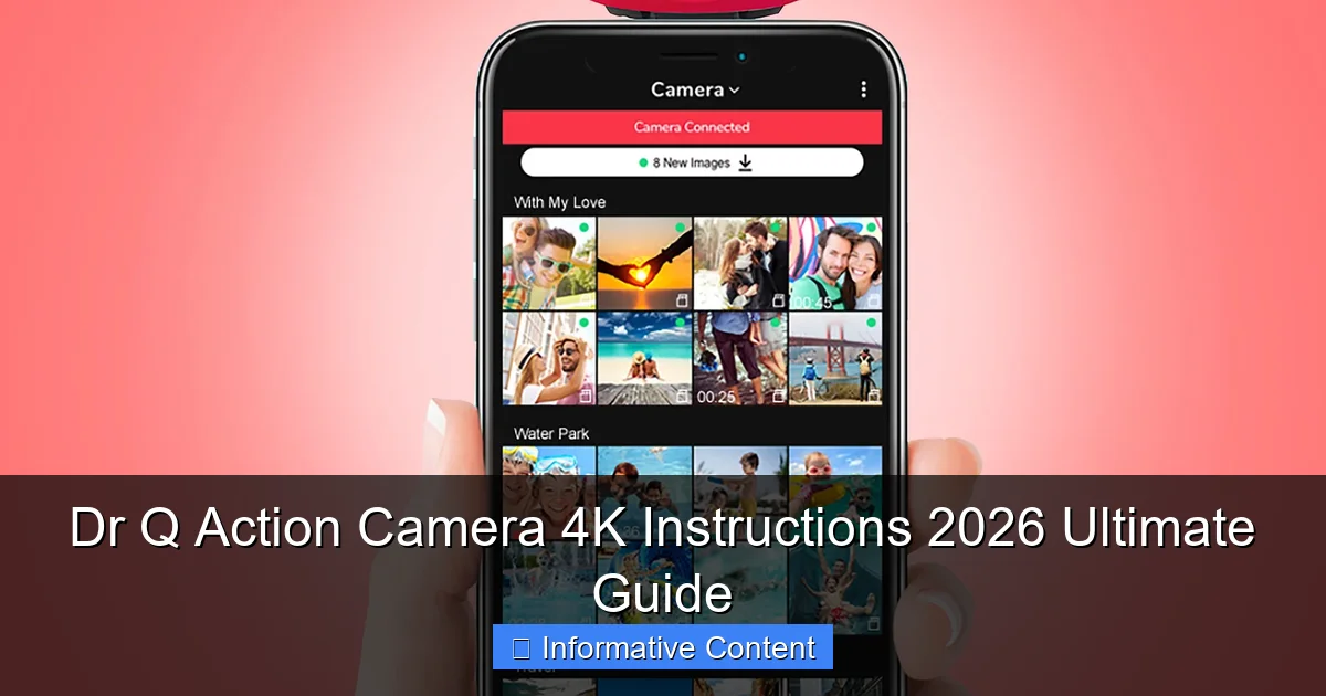 Dr Q Action Camera 4K Instructions 2026 Ultimate Guide