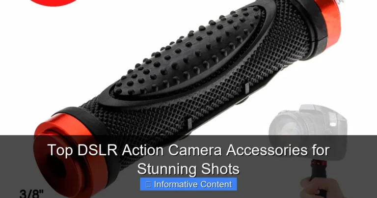 Top DSLR Action Camera Accessories for Stunning Shots