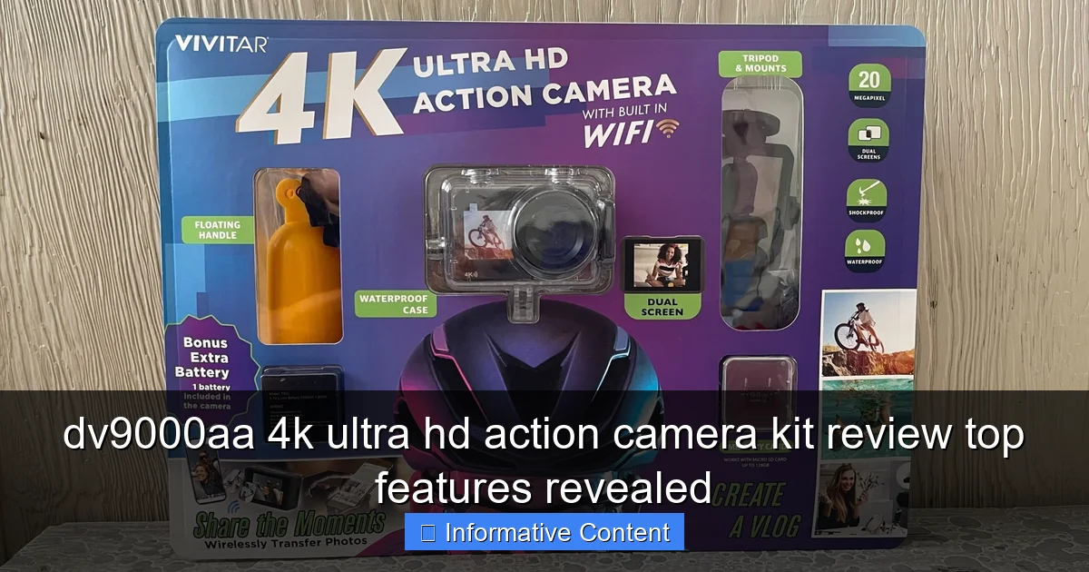 dv9000aa 4k ultra hd action camera kit review top features revealed