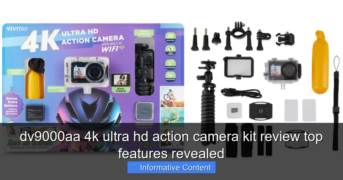 dv9000aa 4k ultra hd action camera kit review top features revealed