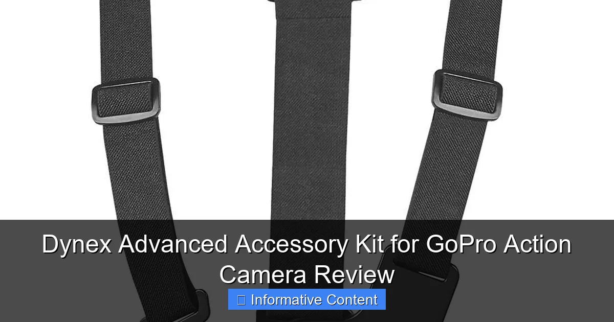 Dynex Advanced Accessory Kit for GoPro Action Camera Review
