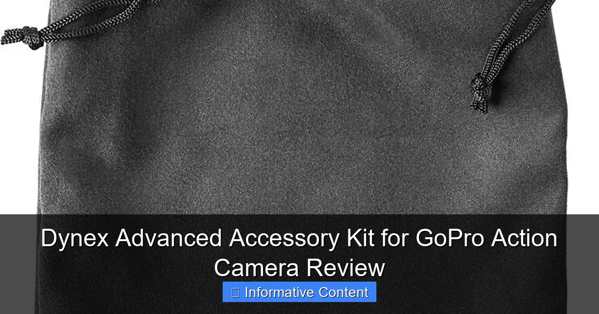 Dynex Advanced Accessory Kit for GoPro Action Camera Review