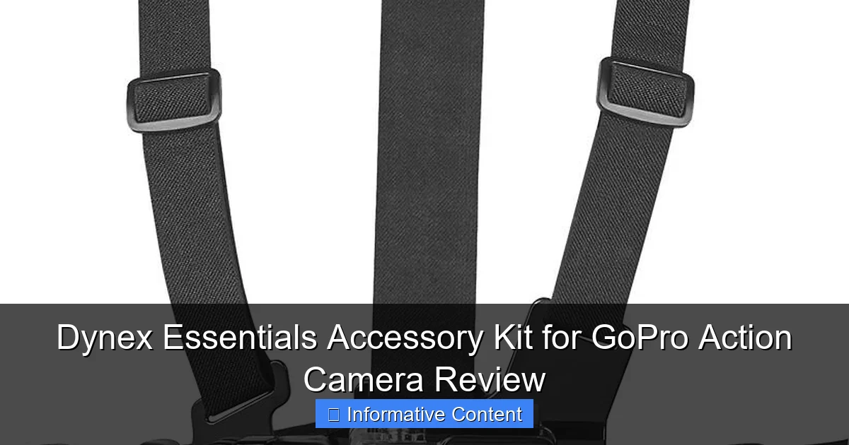 Dynex Essentials Accessory Kit for GoPro Action Camera Review
