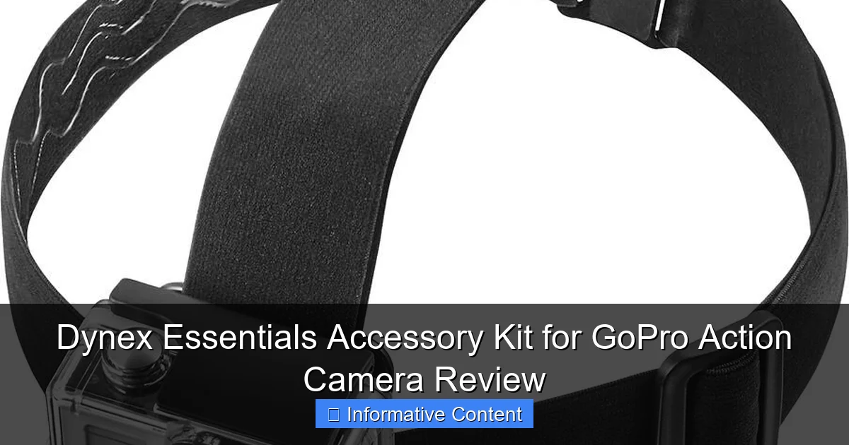Dynex Essentials Accessory Kit for GoPro Action Camera Review