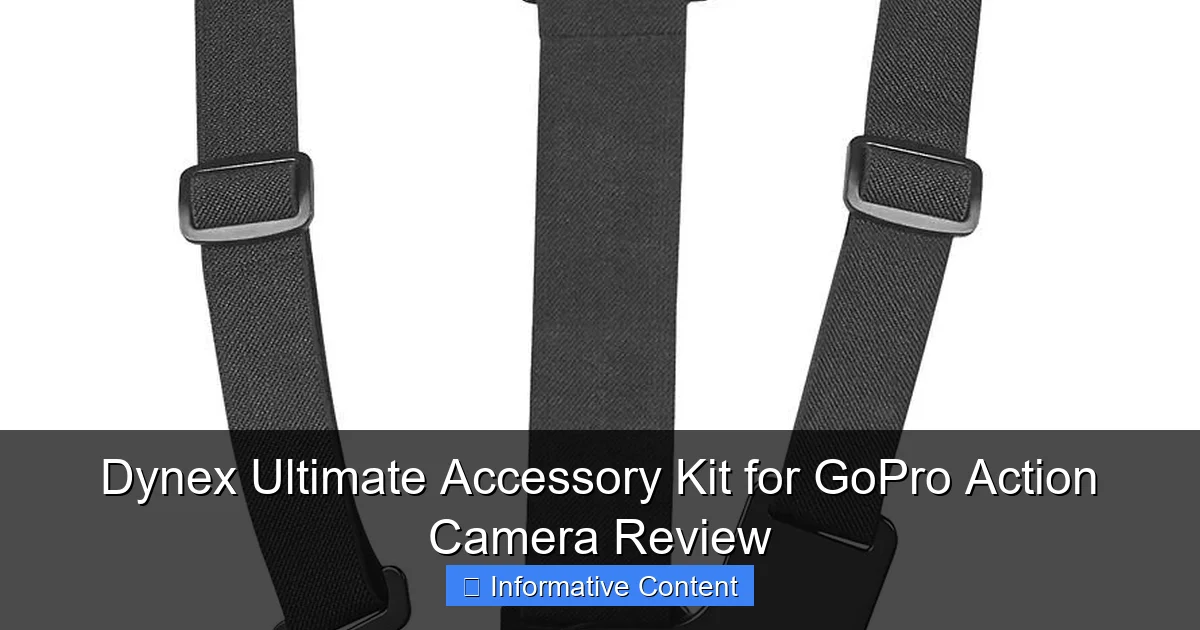 Dynex Ultimate Accessory Kit for GoPro Action Camera Review