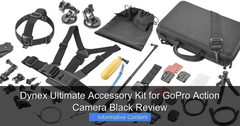 Dynex Ultimate Accessory Kit for GoPro Action Camera Black Review
