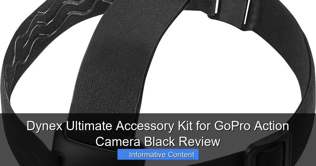 Dynex Ultimate Accessory Kit for GoPro Action Camera Black Review