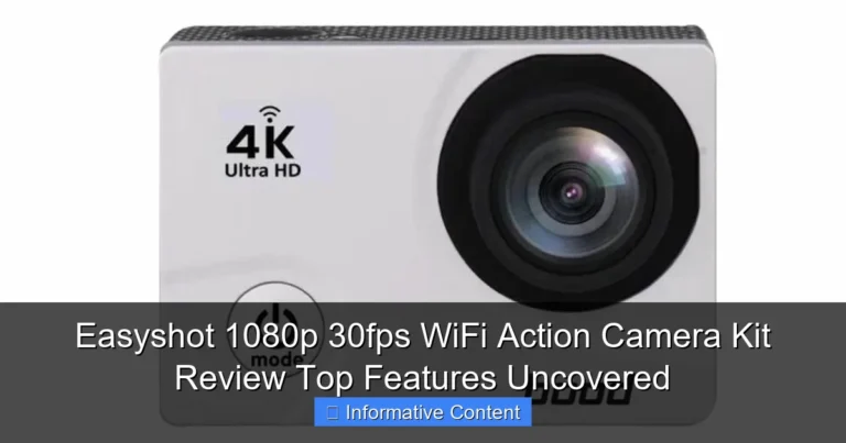 Easyshot 1080p 30fps WiFi Action Camera Kit Review Top Features Uncovered