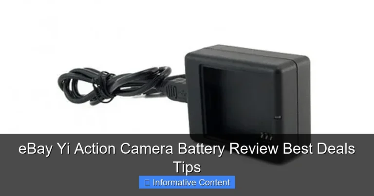 eBay Yi Action Camera Battery Review Best Deals Tips