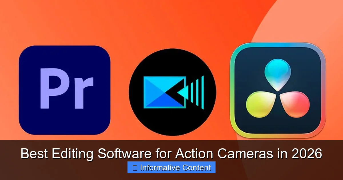 Best Editing Software for Action Cameras in 2026