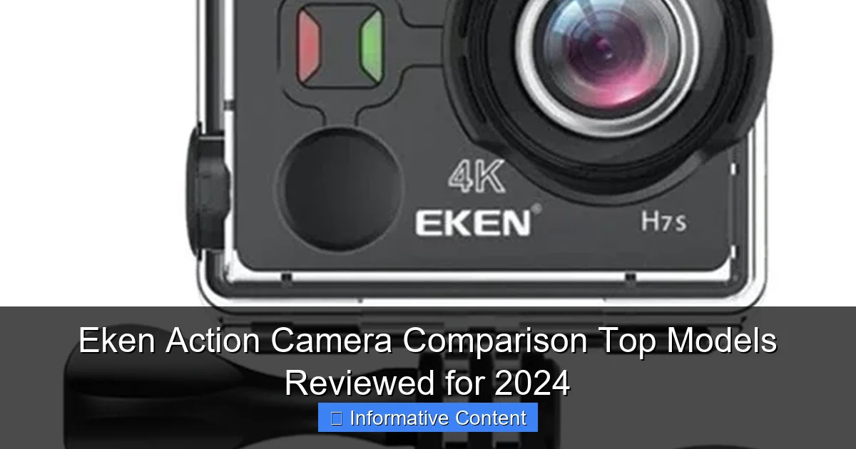 Eken Action Camera Comparison Top Models Reviewed for 2024