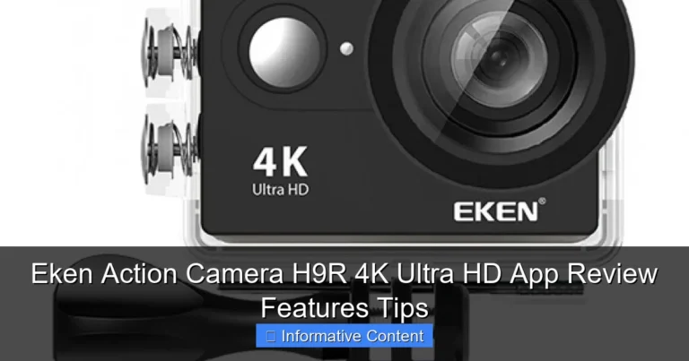 Eken Action Camera H9R 4K Ultra HD App Review Features Tips