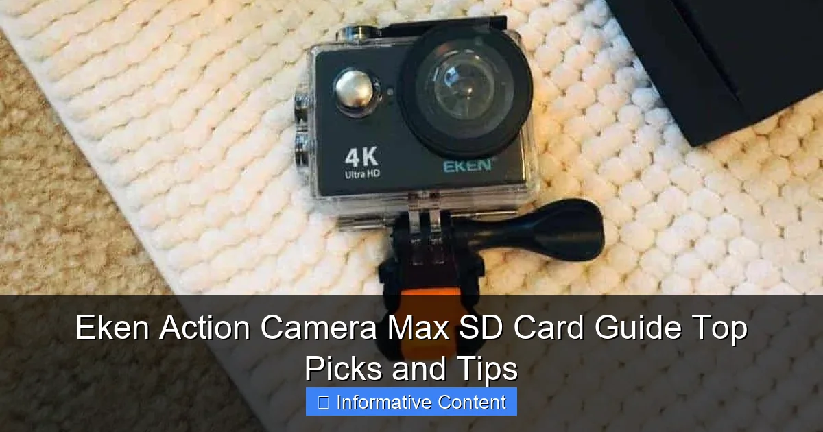 Eken Action Camera Max SD Card Guide Top Picks and Tips