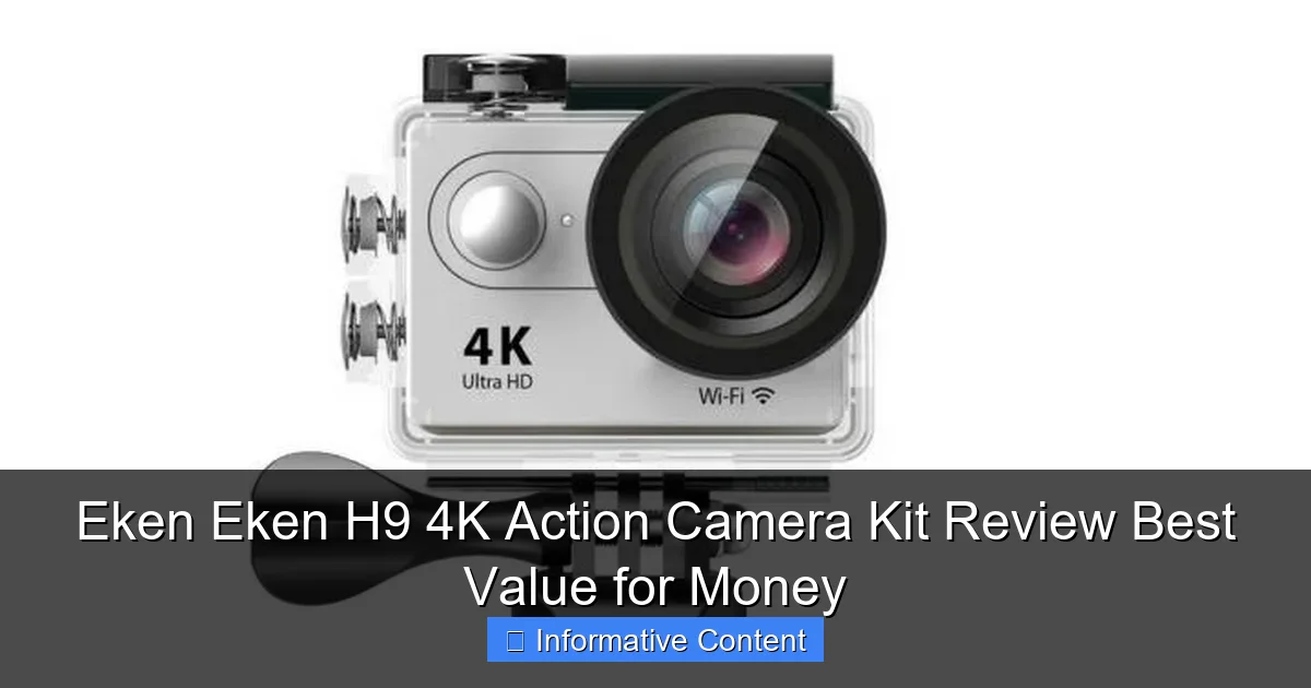 Eken Eken H9 4K Action Camera Kit Review Best Value for Money