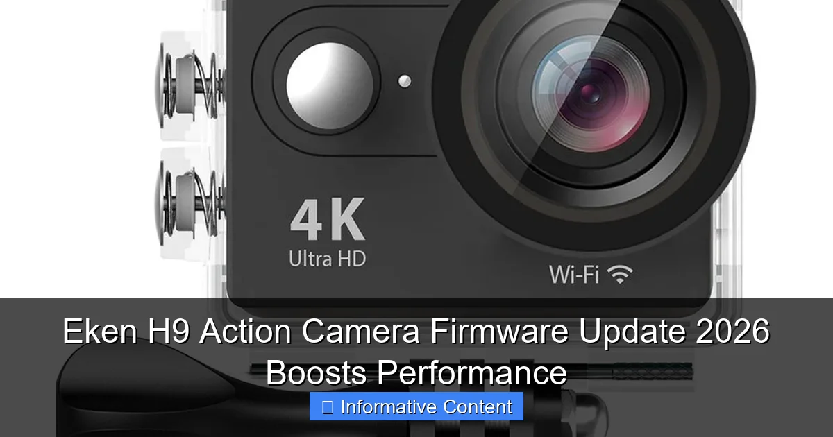 Eken H9 Action Camera Firmware Update 2026 Boosts Performance