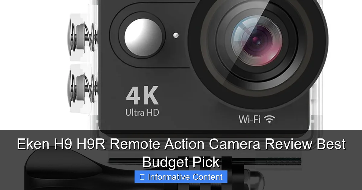 Eken H9 H9R Remote Action Camera Review Best Budget Pick