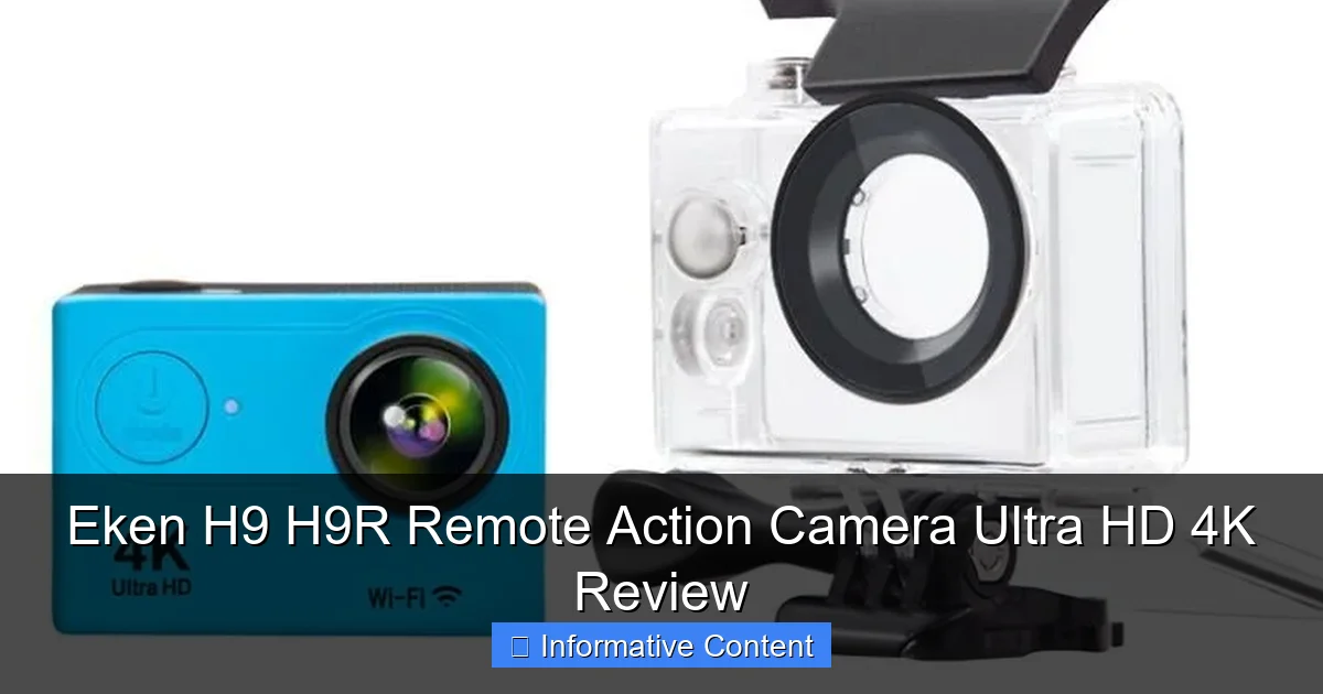 Eken H9 H9R Remote Action Camera Ultra HD 4K Review