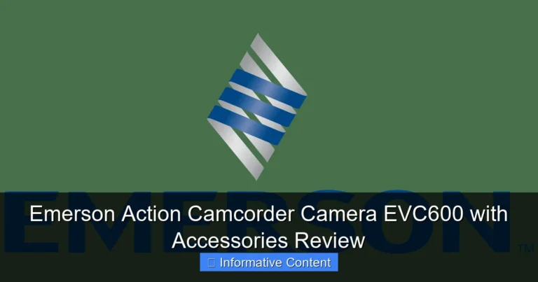 Emerson Action Camcorder Camera EVC600 with Accessories Review