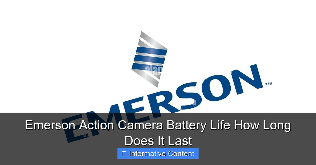 Emerson Action Camera Battery Life How Long Does It Last