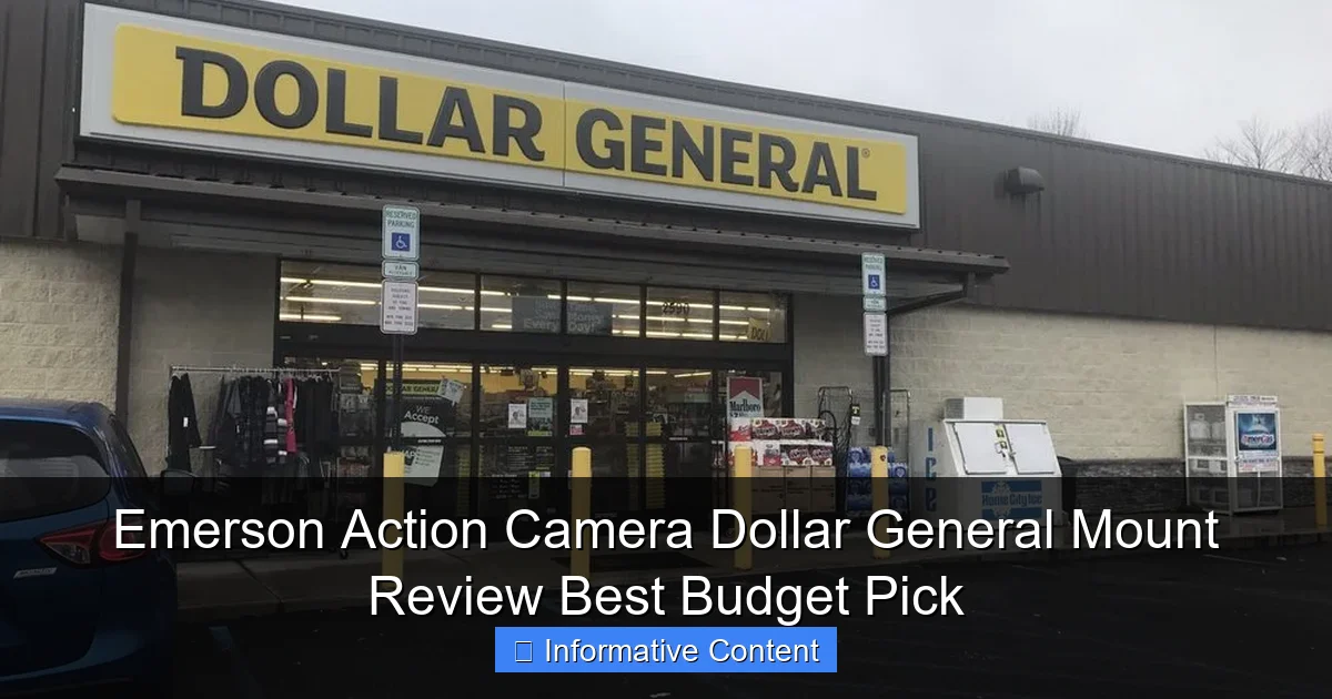 Emerson Action Camera Dollar General Mount Review Best Budget Pick