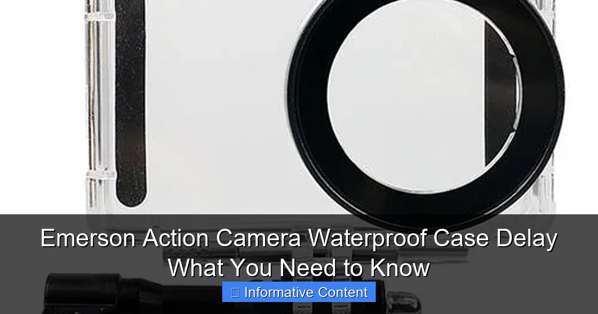 Emerson Action Camera Waterproof Case Delay What You Need to Know