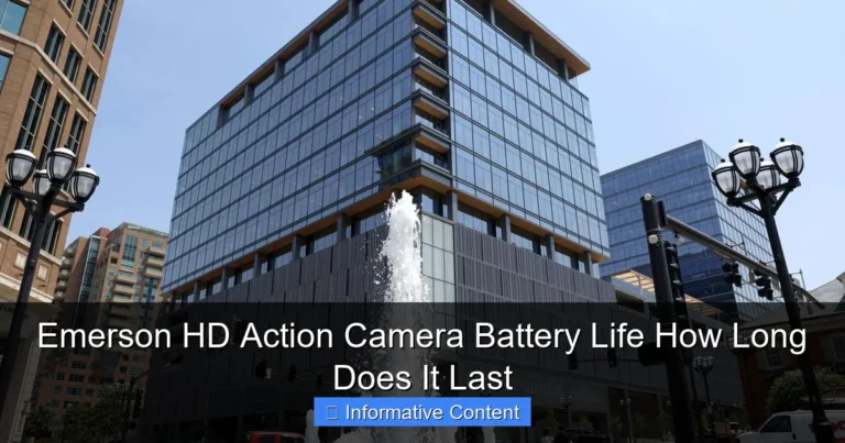 Emerson HD Action Camera Battery Life How Long Does It Last