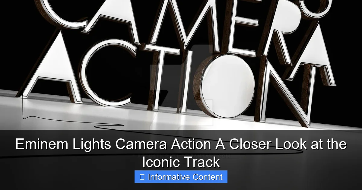 Eminem Lights Camera Action A Closer Look at the Iconic Track