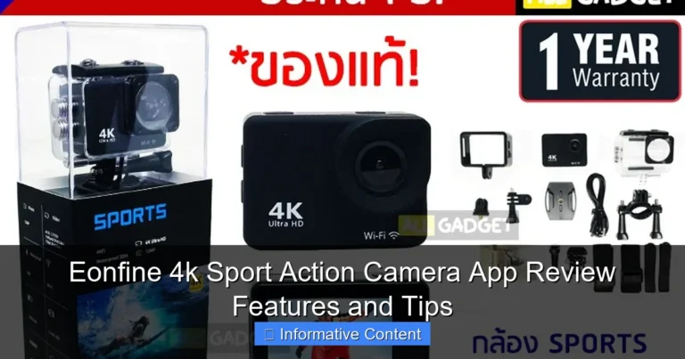 Eonfine 4k Sport Action Camera App Review Features and Tips