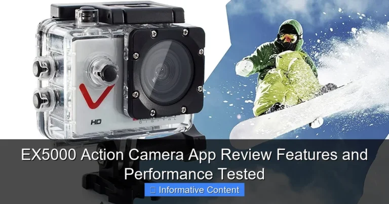 EX5000 Action Camera App Review Features and Performance Tested