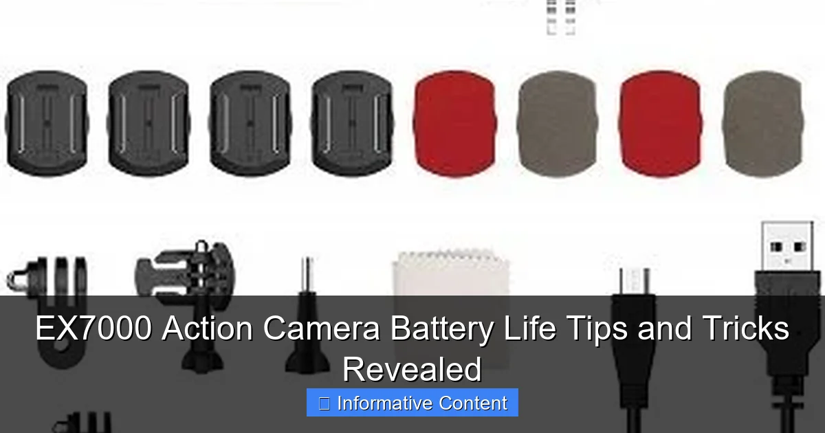 EX7000 Action Camera Battery Life Tips and Tricks Revealed