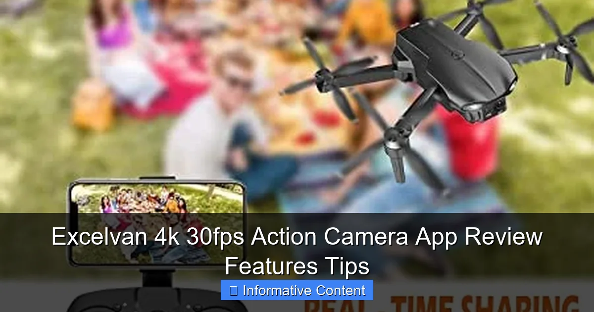 Excelvan 4k 30fps Action Camera App Review Features Tips