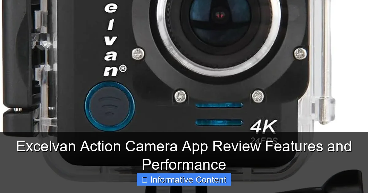 Excelvan Action Camera App Review Features and Performance