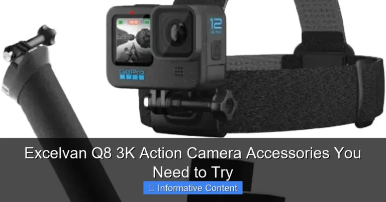 Excelvan Q8 3K Action Camera Accessories You Need to Try