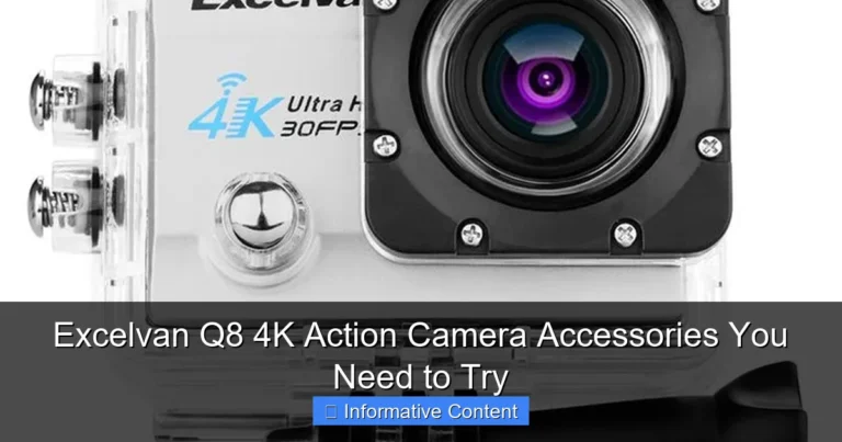 Excelvan Q8 4K Action Camera Accessories You Need to Try