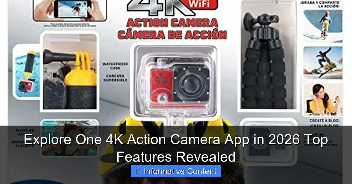Explore One 4K Action Camera App in 2026 Top Features Revealed
