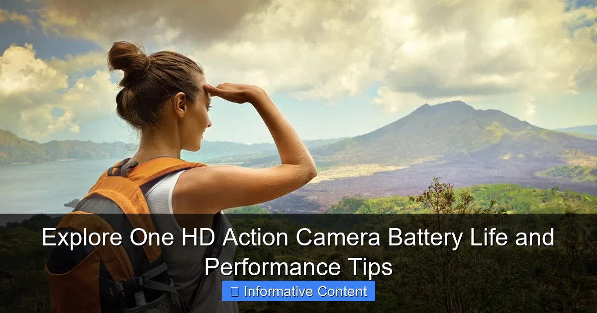 Explore One HD Action Camera Battery Life and Performance Tips
