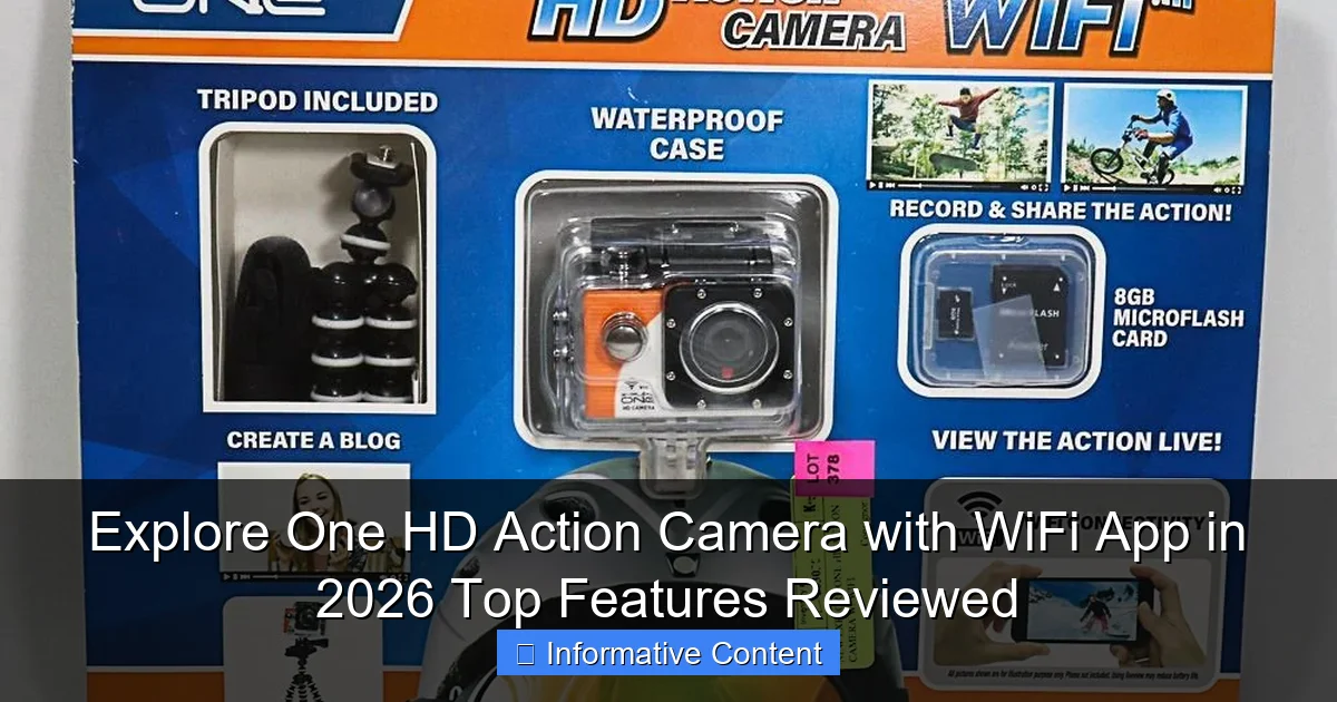 Explore One HD Action Camera with WiFi App in 2026 Top Features Reviewed