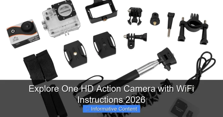 Explore One HD Action Camera with WiFi Instructions 2026