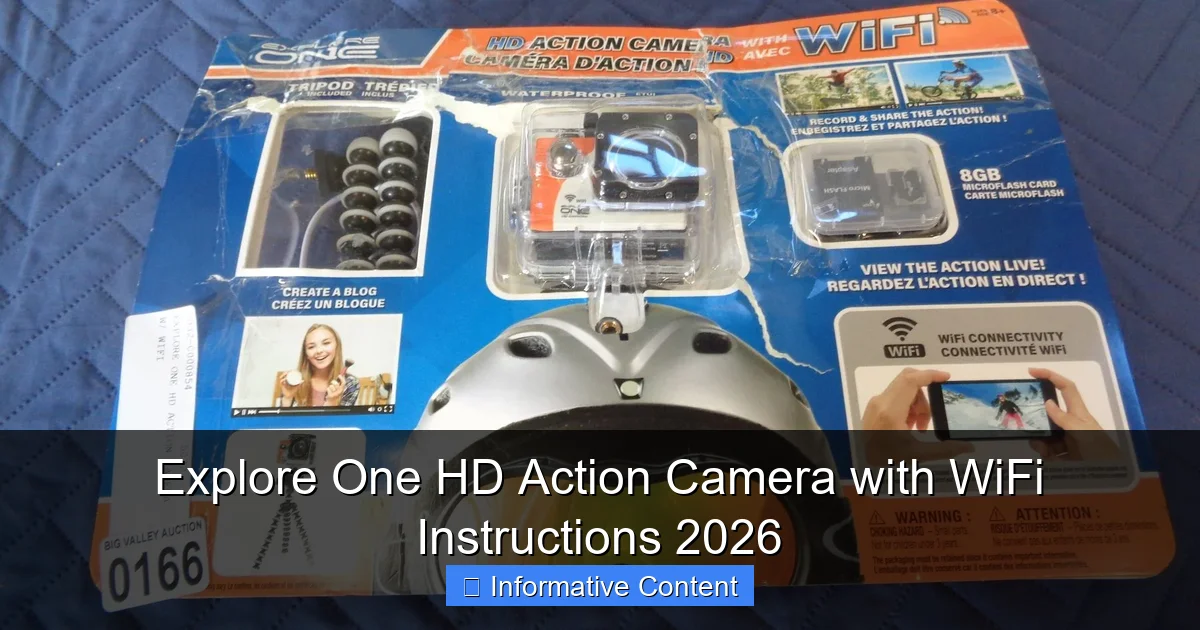 Explore One HD Action Camera with WiFi Instructions 2026