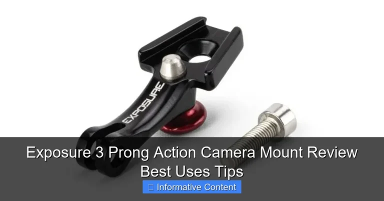 Exposure 3 Prong Action Camera Mount Review Best Uses Tips