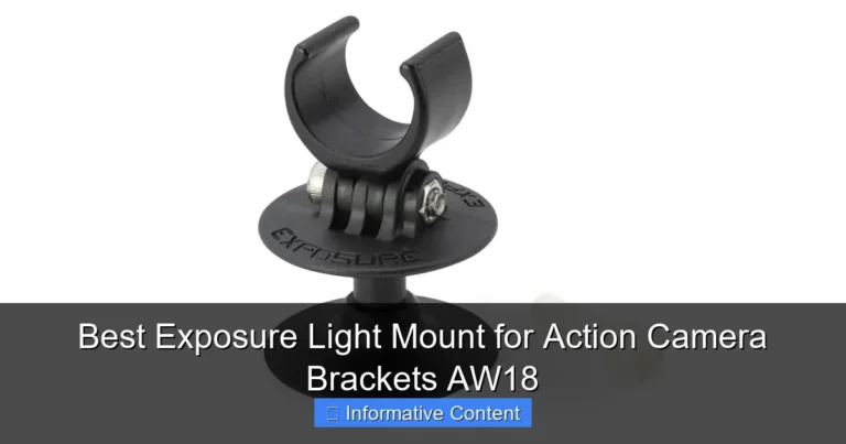 Best Exposure Light Mount for Action Camera Brackets AW18