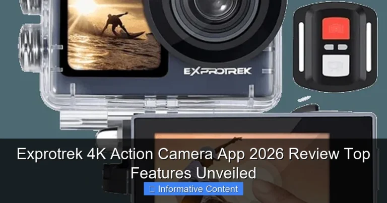 Exprotrek 4K Action Camera App 2026 Review Top Features Unveiled