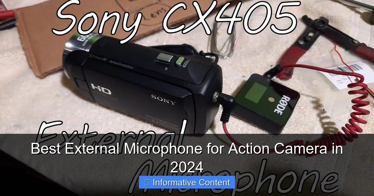 Best External Microphone for Action Camera in 2024