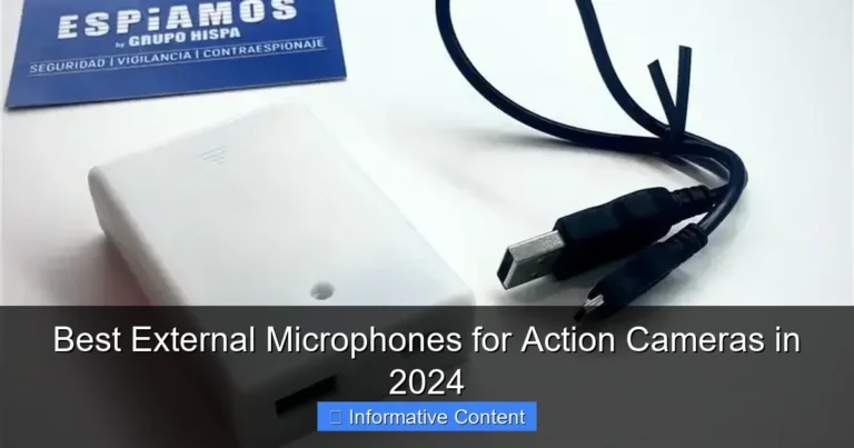 Best External Microphones for Action Cameras in 2024