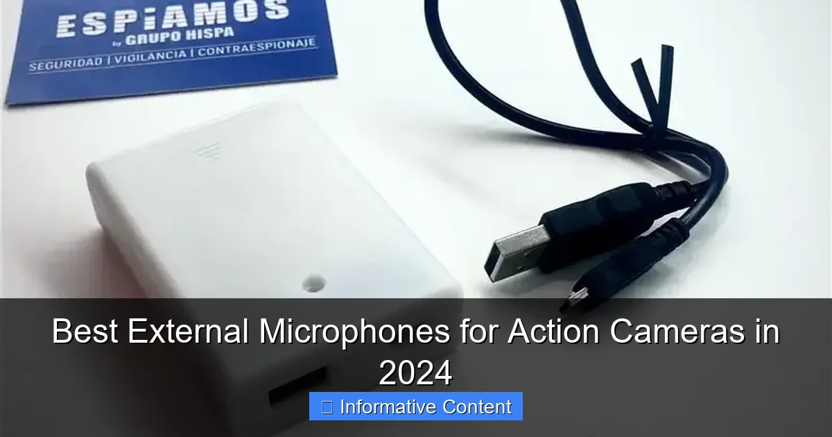 Best External Microphones for Action Cameras in 2024