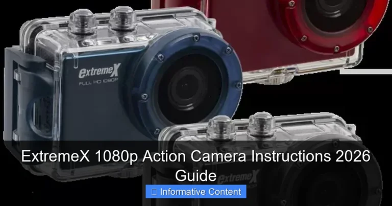 ExtremeX 1080p Action Camera Instructions 2026 Guide